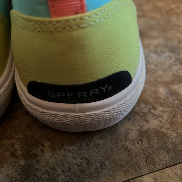 Multi-colored, never worn Sperrys - Picture 2 of 4